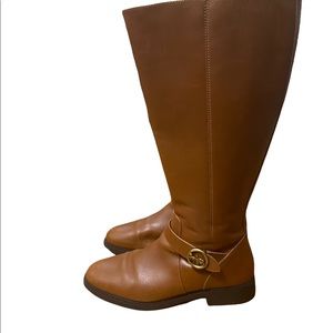 Coach leather boot